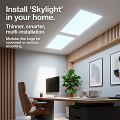 Panel Blue Skylight efecto cielo "SKYWIN SR" - Slim - Daylight - 45W - 60x30cm