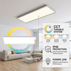 Panel LED Slim - 98x20 cm - CCT - 32W - IP40