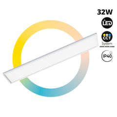 Panel LED Slim - 98x20 cm - CCT - 32W - IP40