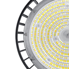 Campana LED UFO industrial - CCT - 200W - 170lm/W - Driver LIFUD - Ángulo seleccionable 110º/90º/70º - IP65