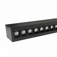 Luminaria colgante lineal LED 30W 120cm 2750lm de bajo UGR16