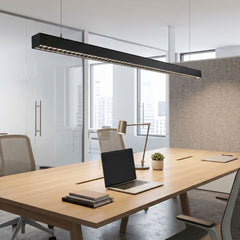 Luminaria colgante lineal LED 30W 120cm 2750lm de bajo UGR16