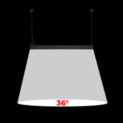 Luminaria lineal LED CCT - Suspensión/superficie - Potencia ajustable 20W/30W/40W - 120cm - UGR 17