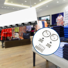 Luminaria lineal LED CCT - Suspensión/superficie - Potencia ajustable 20W/30W/40W - 120cm - UGR 17
