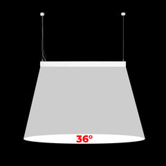 Luminaria lineal LED CCT - Bidireccional - Suspensión - Potencia ajustable 20W/30W/40W - 120cm - UGR 19