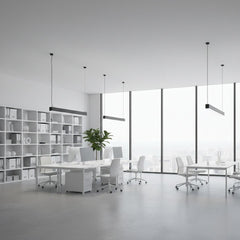 Luminaria lineal LED CCT - Bidireccional - Suspensión - Potencia ajustable 20W/30W/40W - 120cm - UGR 19