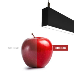Luminaria lineal LED CCT - Bidireccional - Suspensión - Potencia ajustable 20W/30W/40W - 120cm - UGR 19
