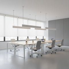 Luminaria lineal LED CCT - Suspensión - Potencia ajustable 20W/30W/40W - 120cm - UGR 19