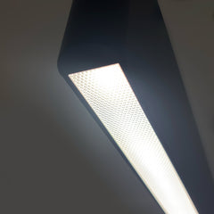 Luminaria lineal LED CCT - Suspensión - Potencia ajustable 20W/30W/40W - 120cm - UGR 19