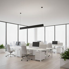 Luminaria lineal LED CCT - Bidireccional - Suspensión - Potencia ajustable 20W/30W/40W - 120cm - UGR 17