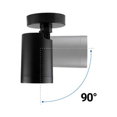 Aplique de techo para bombilla GU10 - Orientable - Bajo UGR