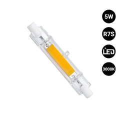 Bombilla LED COB - R7S - 78mm - 600lm - 5W