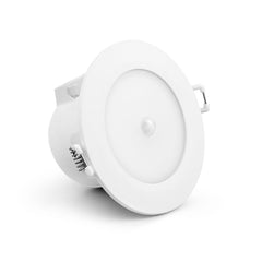 Downlight LED con sensor PIR "CLIO" - 8W - CCT - 700lm - Corte Ø85mm - IP54