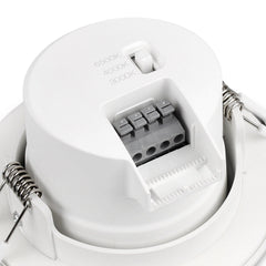 Downlight LED con sensor PIR "CLIO" - 8W - CCT - 700lm - Corte Ø85mm - IP54
