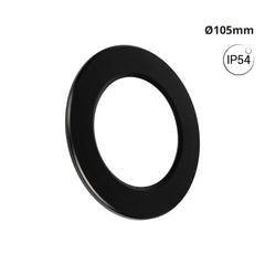 Aro empotrable para downlight BD35 - Negro - IP54