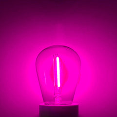 Bombilla LED Filamento - S14 E27 - 1W - Cristal de colores