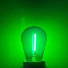 Bombilla LED Filamento - S14 E27 - 1W - Cristal de colores