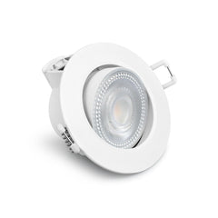Downlight LED "Avalor" basculante - TRIAC dimmable - 5.5W - CCT - Corte Ø 70mm - IP44