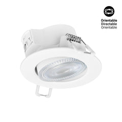 Downlight LED "Avalor" basculante - TRIAC dimmable - 5.5W - CCT - Corte Ø 70mm - IP44