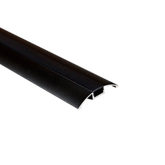 Perfil de aluminio para tira LED - Media luna - Kit completo - 58x9mm - 2 metros