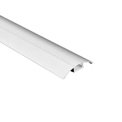 Perfil de aluminio para tira LED - Media luna - Kit completo - 58x9mm - 2 metros