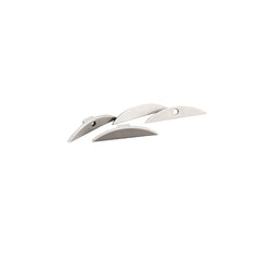 Perfil de aluminio para tira LED - Media luna - Kit completo - 58x9mm - 2 metros