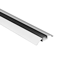Perfil de aluminio para tira LED - Media luna - Kit completo - 58x9mm - 2 metros