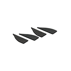 Perfil de aluminio para tira LED - Bañador de pared - Kit completo - 18x44mm - 2 metros