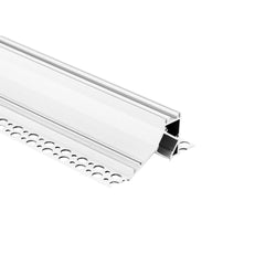 Perfil tira LED integración / trimless esquina - 94 x 34mm - Kit completo - 2 metros