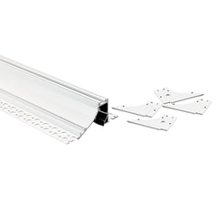 Perfil tira LED integración / trimless esquina - 94 x 34mm - Kit completo - 2 metros
