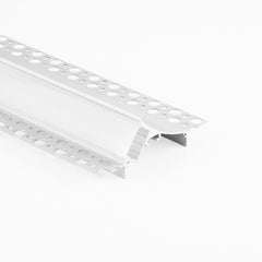 Perfil tira LED integración / trimless esquina - 96 x 35mm - Kit completo - 2 metros