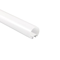 Perfil de aluminio superficie o suspensión - Tubo - Tira LED ≤ 12mm - 23x8mm - 2 metros
