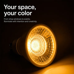 Bombilla LED de colores - GU10 - 5W - 45º