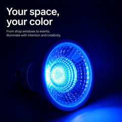 Bombilla LED de colores - GU10 - 5W - 45º