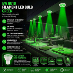 Bombilla LED de colores - GU10 - 5W - 45º
