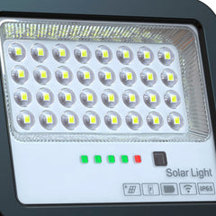 Proyector solar con panel y mando a distancia - 40W - 6500K - IP65