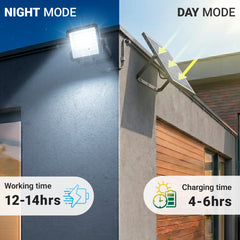 Proyector solar con panel y mando a distancia - 50W - 6500K - IP65