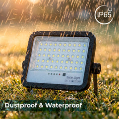 Proyector solar con panel y mando a distancia - 50W - 6500K - IP65