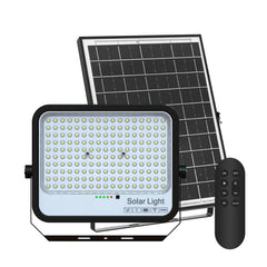 Proyector solar con panel y mando a distancia - 300W - 6500K - IP65
