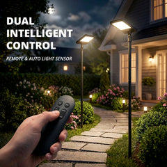 Farola solar con panel y mando a distancia - LED CCT - 240W - IP54