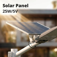 Farola solar con panel y mando a distancia - 200W - 6500K - IP65