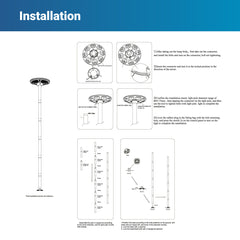 Farola solar con panel y mando a distancia - Sensor PIR - 150W - 6500K - IP54