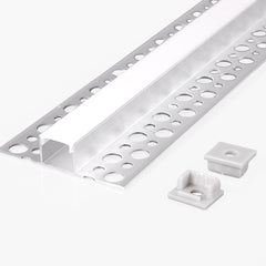 Perfil tira LED integración / trimless - 11,6x15mm - Con difusor - 2 metros