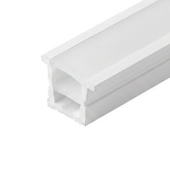 Funda de silicona flexible blanca - Tira LED a neón - 16x16 mm - Empotrable