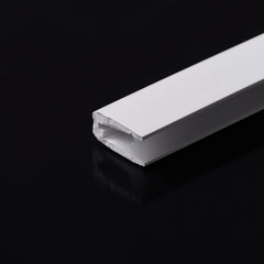 Funda de silicona flexible blanca - Tira LED a neón - 4x8 mm - Curvatura horizontal - Superficie