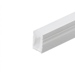 Funda de silicona flexible blanca - Tira LED a neón - 6x10 mm - Curvatura horizontal - Superficie