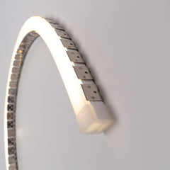 Funda de silicona flexible blanca - Tira LED a neón - 10x10 mm - Curvatura horizontal - Superficie