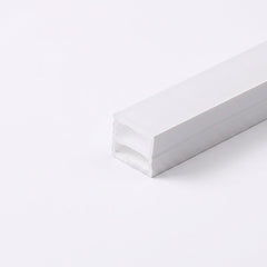 Funda de silicona flexible blanca - Tira LED a neón - 10x12 mm - Superficie