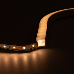Funda de silicona flexible blanca - Tira LED a neón - 16x16 mm - Curvatura horizontal - Superficie
