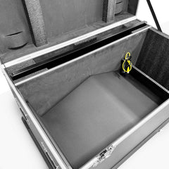 Flight Case para Digital Kiosk 43" DDT43 Base "K" - con Foam, Ruedas y Asas